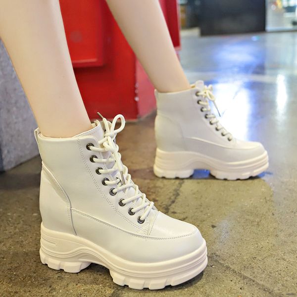 women's boots autumn round toe shoes winter footwear booties woman 2020 low heel thigh high heels high lace up, Black 
women's boots autumn round toe shoes winter footwear booties woman 2020 low heel thigh high heels high lace up, Black