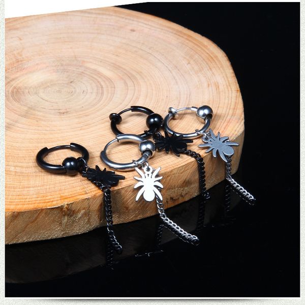earrings man spider black earrings for men earring stainless steel fake piercing ear clip geometry earring accessory jewelry, Golden;silver
earrings man spider black earrings for men earring stainless steel fake piercing ear clip geometry earring accessory jewelry, Golden;silver