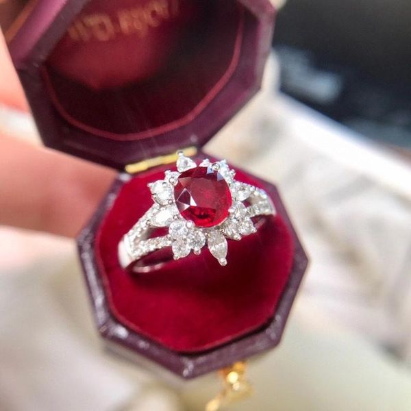 cluster rings classic 18k gold pigeon blood ruby ring jewelry boutique diamond wedding, Golden;silver
cluster rings classic 18k gold pigeon blood ruby ring jewelry boutique diamond wedding, Golden;silver