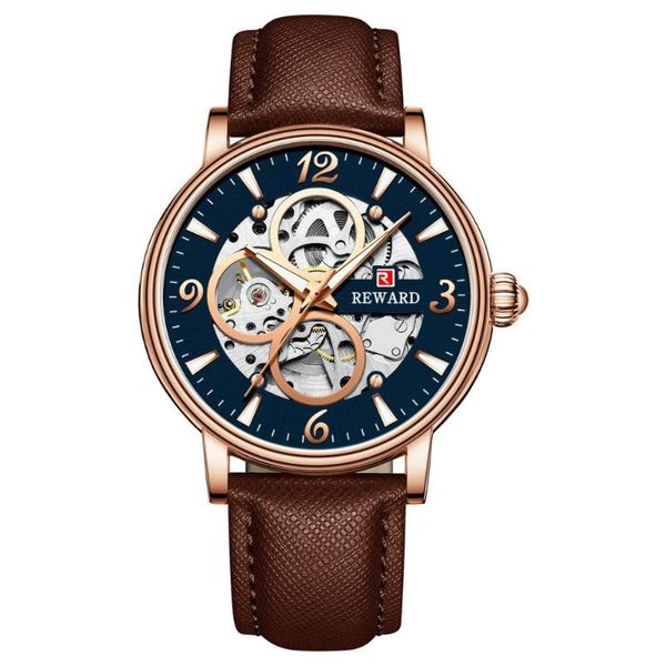 wristwatches reward fashion men automatic mechanical watch luxury quartz watches clock leather band jd-rd33001m, Slivery;brown
wristwatches reward fashion men automatic mechanical watch luxury quartz watches clock leather band jd-rd33001m, Slivery;brown