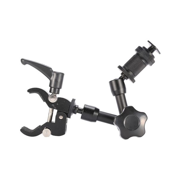 metal super clamp+7 inch articulated magic arm for mounting monitor led light lcd video flash dslr camera p studio accessory
metal super clamp+7 inch articulated magic arm for mounting monitor led light lcd video flash dslr camera p studio accessory