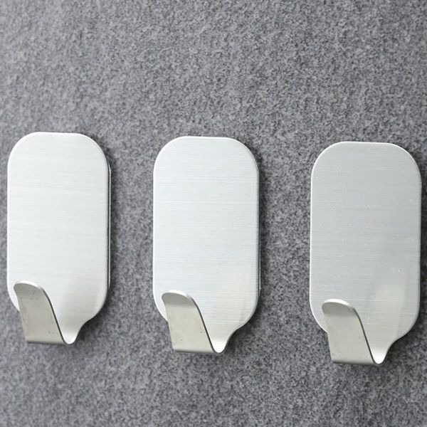 self adhesive home kitchen wall door hook key holder rack towel hanger bathroom rack hooks stainless steel
self adhesive home kitchen wall door hook key holder rack towel hanger bathroom rack hooks stainless steel