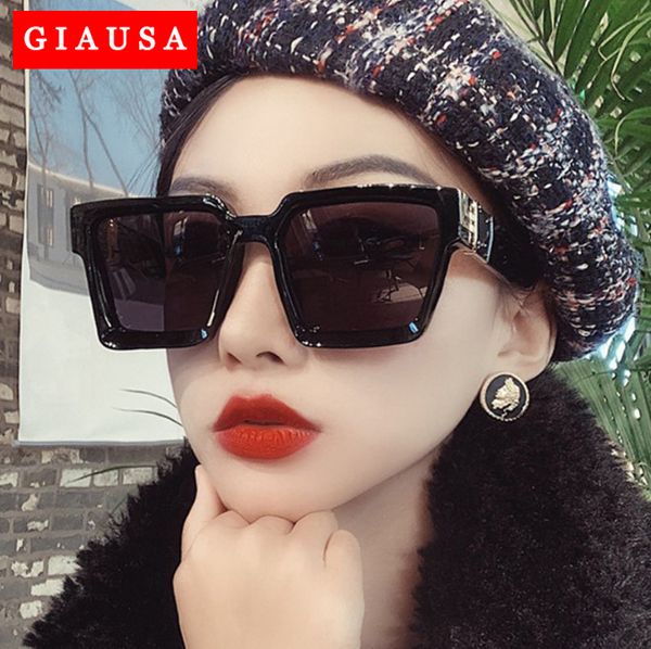 new big square sunglasses women designer retro clear sun glasses for female oversized black shades uv400 oculos, White;black
new big square sunglasses women designer retro clear sun glasses for female oversized black shades uv400 oculos, White;black