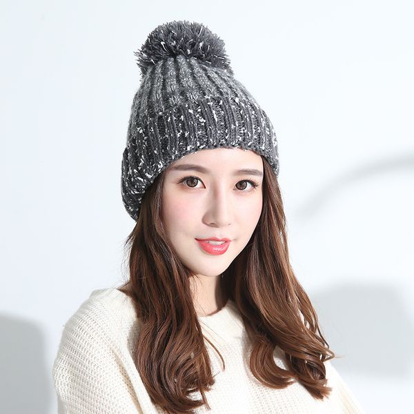 fashion autumn winter wool knit hat for women girl's knitted beanies caps with ball cap pom poms female knit beanie female cap, Blue;gray
fashion autumn winter wool knit hat for women girl's knitted beanies caps with ball cap pom poms female knit beanie female cap, Blue;gray