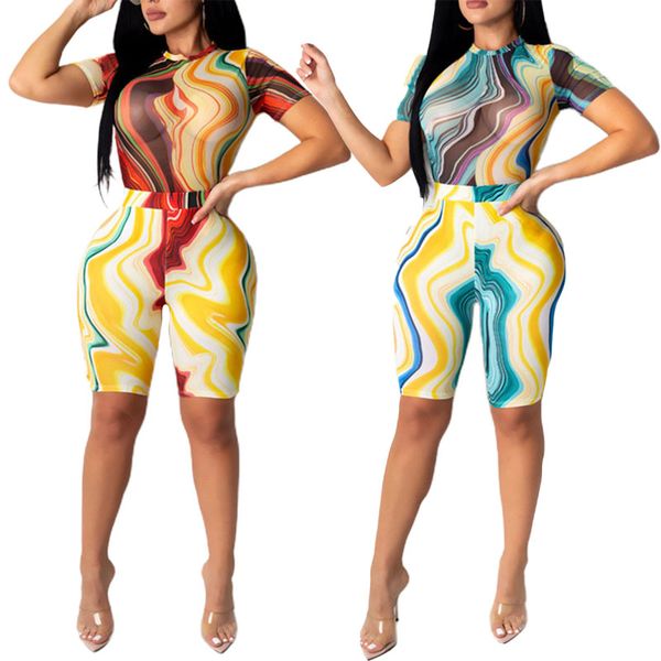 женщины tie dye эпикировка круглым воротом короткие рукава печатные bodysuits топы + шорты 2pcs комплект одежды главная спорт на открытом во, Gray
женщины tie dye эпикировка круглым воротом короткие рукава печатные bodysuits топы + шорты 2pcs комплект одежды главная спорт на открытом во, Gray