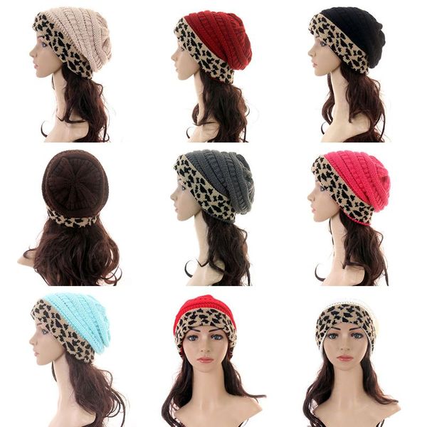 women winter warm chunky knit skull cap leopard cuffed stretchy baggy beanie hat q0ke, Blue;gray
women winter warm chunky knit skull cap leopard cuffed stretchy baggy beanie hat q0ke, Blue;gray