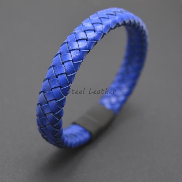 charm bracelets 5pcs/lot custom logo stainless steel bracelet leather genuine braided black for men's hand jewelry sale, Golden;silver
charm bracelets 5pcs/lot custom logo stainless steel bracelet leather genuine braided black for men's hand jewelry sale, Golden;silver