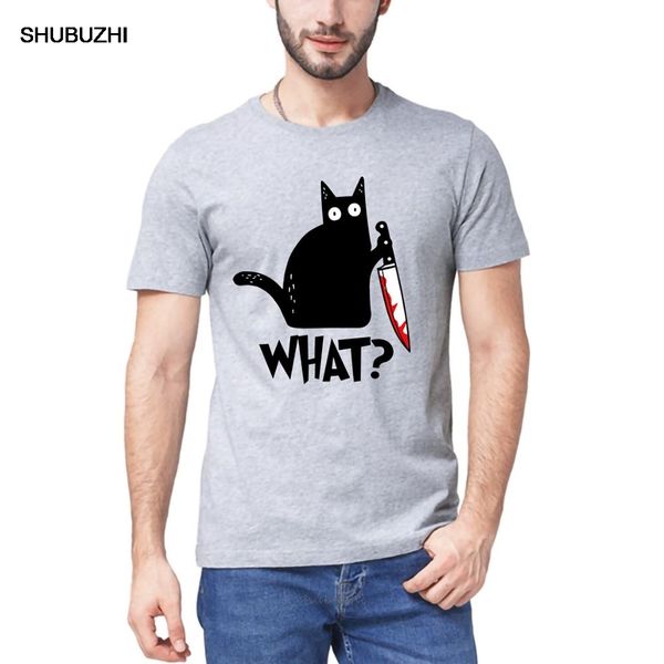 cat what t shirt murderous cat with knife funny halloween neck summer men's 100% cotton short sleeves t-shirt humor gift tee
cat what t shirt murderous cat with knife funny halloween neck summer men's 100% cotton short sleeves t-shirt humor gift tee