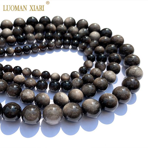 other wholesale rare 100% natural silvery obsidian round stone beads for jewelry making diy bracelet 8/10/12/14mm strand 16''
other wholesale rare 100% natural silvery obsidian round stone beads for jewelry making diy bracelet 8/10/12/14mm strand 16''