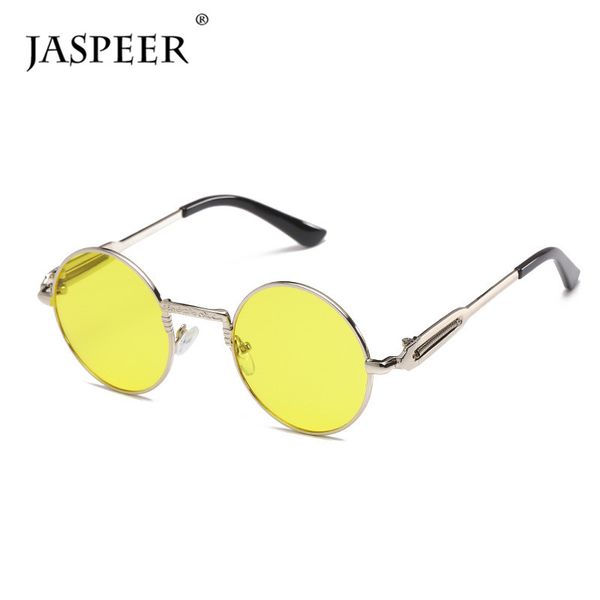 sunglasses jaspeer retro round men metal frames women punk sun glass oval uv400 designer spring leg, White;black
sunglasses jaspeer retro round men metal frames women punk sun glass oval uv400 designer spring leg, White;black