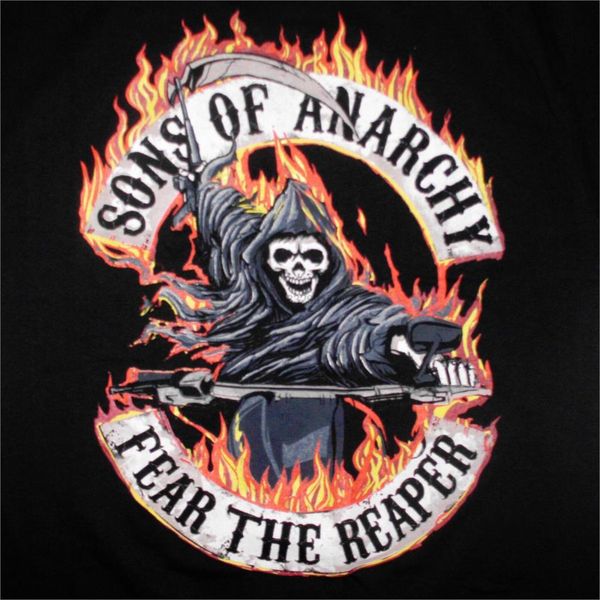 anarchy sons of t-shirt fear the reaper flame biker mc cut mr mayhem fx cable tv summer streewear sizes-3xl
anarchy sons of t-shirt fear the reaper flame biker mc cut mr mayhem fx cable tv summer streewear sizes-3xl