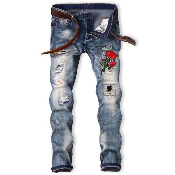 new print blue jeans men slim skinny mens jeans pants denim trousers plus size 29-38
new print blue jeans men slim skinny mens jeans pants denim trousers plus size 29-38