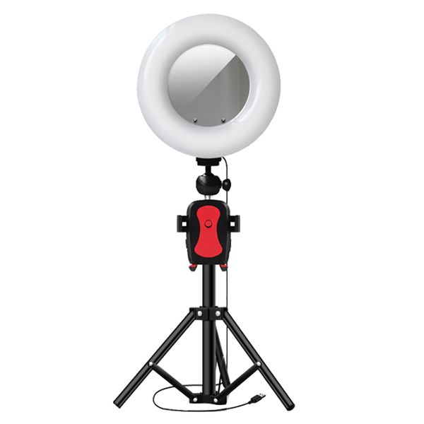 22cm ring light pgraphy led selfie lighting & mirror with height 105cm tripod for makeup video live stream
22cm ring light pgraphy led selfie lighting & mirror with height 105cm tripod for makeup video live stream