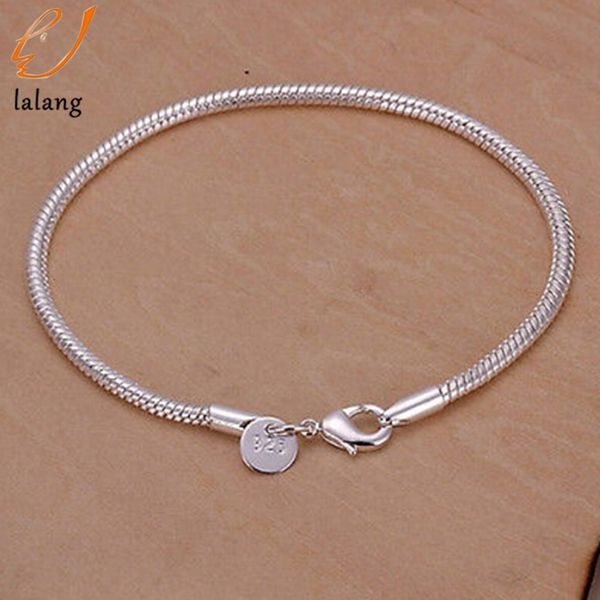 link, chain 3mm snake bones bracelet ladies simple fashion silver colour jewelry couple high-end gifts, Black
link, chain 3mm snake bones bracelet ladies simple fashion silver colour jewelry couple high-end gifts, Black