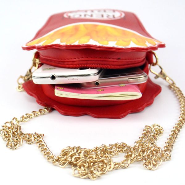 selling cute cartoon personality hamburg french fries popcorn bags shoulder messenger chain mini bag -b5
selling cute cartoon personality hamburg french fries popcorn bags shoulder messenger chain mini bag -b5