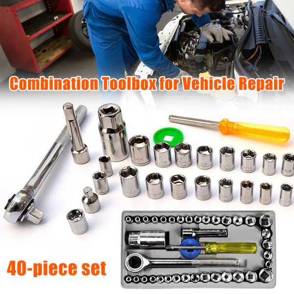 auto repair tools 40pcs/set socket sleeve wrench combination motorcycles vehicle repair tools set qp2
auto repair tools 40pcs/set socket sleeve wrench combination motorcycles vehicle repair tools set qp2