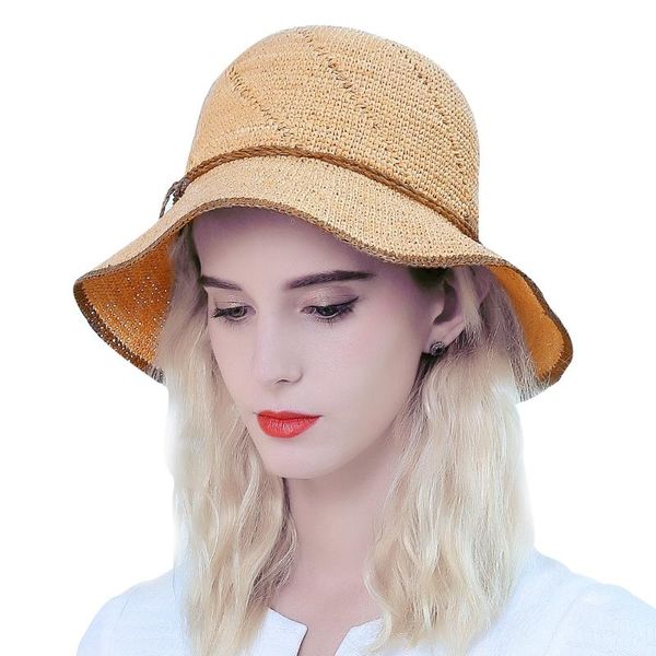 wide brim hats sedancasesa women natural raffia straw for handmade beach summer sun caps bowknot crochet cap portable hat, Blue;gray
wide brim hats sedancasesa women natural raffia straw for handmade beach summer sun caps bowknot crochet cap portable hat, Blue;gray