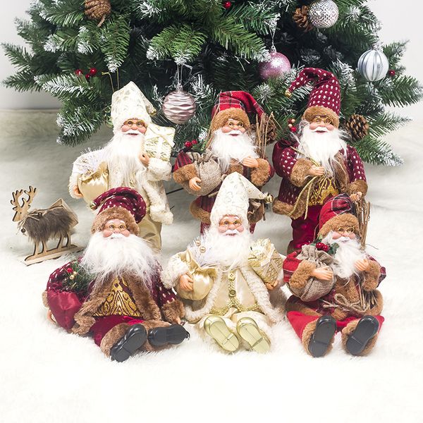 new santa claus fabric dolls christmas ornament home decorations for christmas toys for kids xmas party navidad christma gift
new santa claus fabric dolls christmas ornament home decorations for christmas toys for kids xmas party navidad christma gift