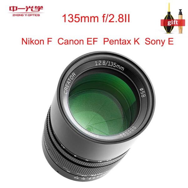 other cctv cameras mitakon zhongyi creator 135mm f/2.8 mark ii lens for canon eos ef nikon f pentax k pk sony e fe dslr camera d850 d810 d80
other cctv cameras mitakon zhongyi creator 135mm f/2.8 mark ii lens for canon eos ef nikon f pentax k pk sony e fe dslr camera d850 d810 d80