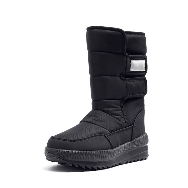 boots winter women snow female thickened cotton in middle flat shoes waterproof girl, Black
boots winter women snow female thickened cotton in middle flat shoes waterproof girl, Black