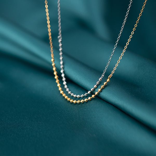 2mm 1pc real. 925 sterling silver gold /white lucky beads ball clavicle necklace statement station gift gtlx2060
2mm 1pc real. 925 sterling silver gold /white lucky beads ball clavicle necklace statement station gift gtlx2060