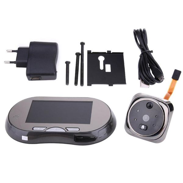 4.3" touch screen digital doorbell 160 degree hd wide angle peephole viewer zinc alloy door eye doorbell night vision
4.3" touch screen digital doorbell 160 degree hd wide angle peephole viewer zinc alloy door eye doorbell night vision