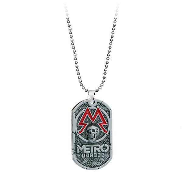 pc game metro exodus 2033 necklace dog tag pendant leather metal chain men necklaces charm gifts for kids games jewelry, Silver
pc game metro exodus 2033 necklace dog tag pendant leather metal chain men necklaces charm gifts for kids games jewelry, Silver