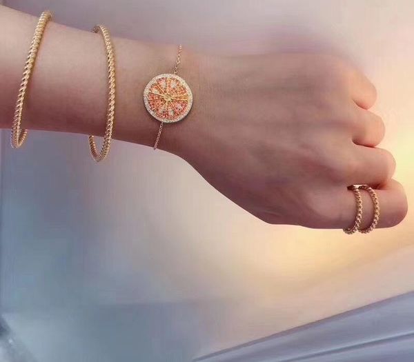 european and american bracelet fashion summer orange mandarin orange style bracelet adjustable length77, Silver
european and american bracelet fashion summer orange mandarin orange style bracelet adjustable length77, Silver