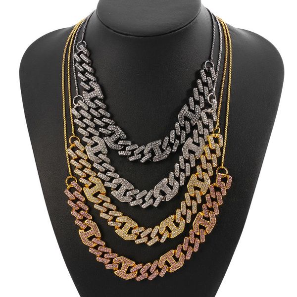 pendant necklaces punk multilayer cuba thick chain choker necklace women fashion shine cz statement jewelry, Silver
pendant necklaces punk multilayer cuba thick chain choker necklace women fashion shine cz statement jewelry, Silver