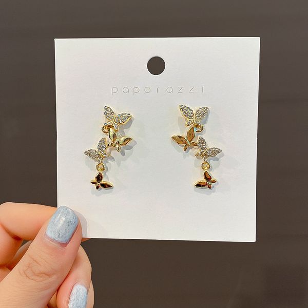shiny side fashion brand jewelry tiny butterfly stud earrings for women new style crystal earring, Golden;silver
shiny side fashion brand jewelry tiny butterfly stud earrings for women new style crystal earring, Golden;silver