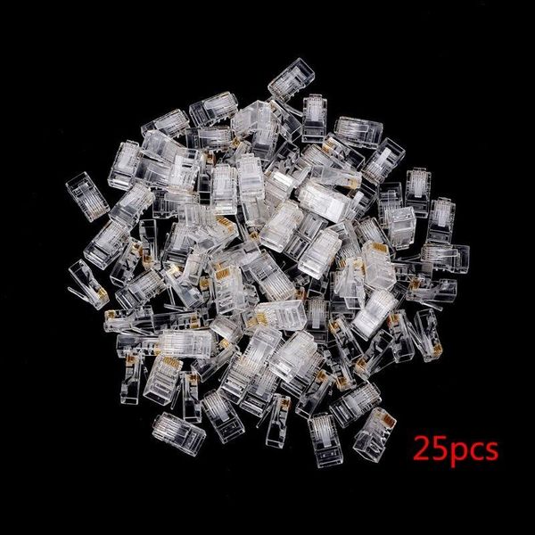 omputer cables & connectors new 25/100/200/500pcs gold plated rj45 net network modular plug cat5 cat5e connector 8p8c utp unshielded modu
omputer cables & connectors new 25/100/200/500pcs gold plated rj45 net network modular plug cat5 cat5e connector 8p8c utp unshielded modu