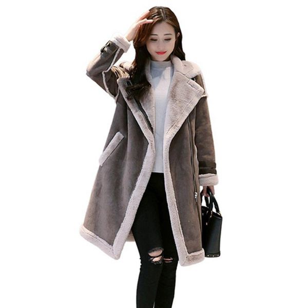 lambskin coat fur sales in the long paragraph 2020 korean fashion slim new deer skin thick coat, Black
lambskin coat fur sales in the long paragraph 2020 korean fashion slim new deer skin thick coat, Black