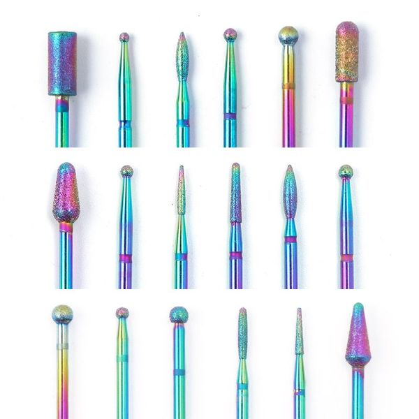 nail art equipment 1 pcs diamond milling cutter drill bits rainbow coating tungsten carbide electric rotary tools accessories la1514, Silver
nail art equipment 1 pcs diamond milling cutter drill bits rainbow coating tungsten carbide electric rotary tools accessories la1514, Silver
