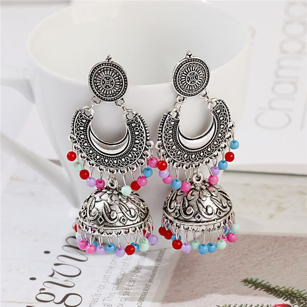 ethnic jhumka gypsy birdcage earrings for women antique silver color oxidized bells drop ears egypt afghan
ethnic jhumka gypsy birdcage earrings for women antique silver color oxidized bells drop ears egypt afghan