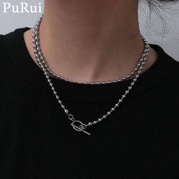 pendant necklaces simple stainless steel beads chain necklace for women punk minilist gothic lariat long hiphip lovers choker, Silver
pendant necklaces simple stainless steel beads chain necklace for women punk minilist gothic lariat long hiphip lovers choker, Silver