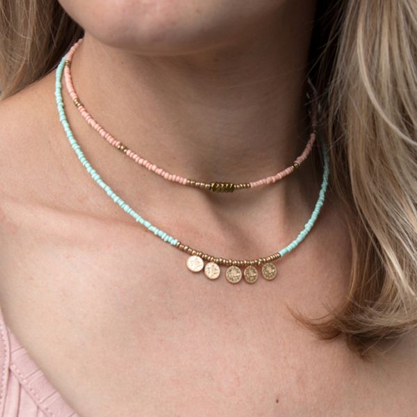 chokers 2021 arrival beads choker summer necklace 8 colors glass bead gold stone women jewelry accessories for dail life, Golden;silver
chokers 2021 arrival beads choker summer necklace 8 colors glass bead gold stone women jewelry accessories for dail life, Golden;silver