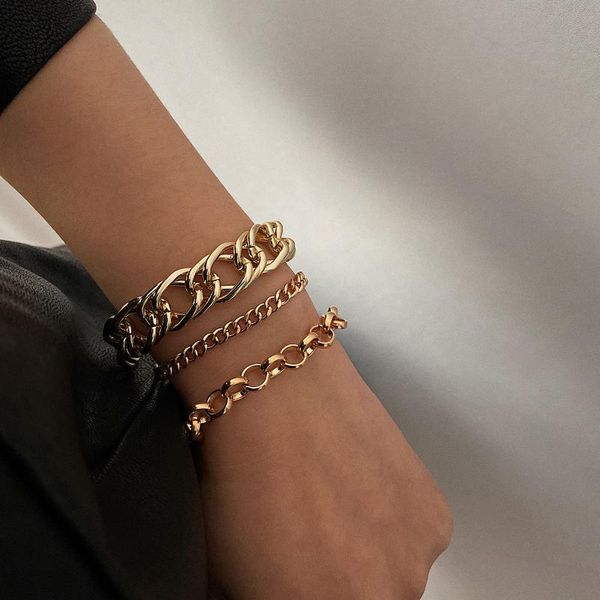 vintage gold chain statement bracelet 3pcs/set for women fashion metal charm bracelet bangles wedding bridal jewelry gifts, Black
vintage gold chain statement bracelet 3pcs/set for women fashion metal charm bracelet bangles wedding bridal jewelry gifts, Black