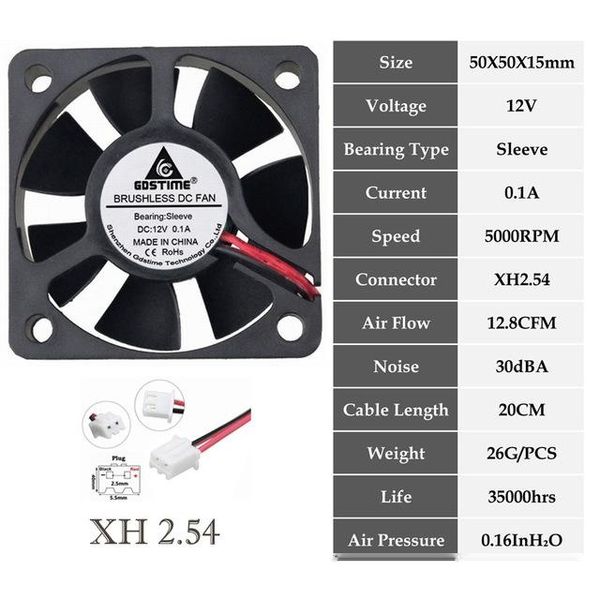 fans & cooling 2pcs gdstime dc 5 12v 24v 2pin 5cm plastic 5010s 5015 50x50x10mm 50mm dual ball pc brushless cooling
fans & cooling 2pcs gdstime dc 5 12v 24v 2pin 5cm plastic 5010s 5015 50x50x10mm 50mm dual ball pc brushless cooling