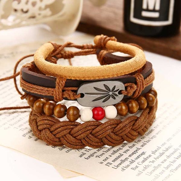 tennis ifmia 2021 vintage multi-layer leather handmade wood bead rope chain bracelet trendy leaf carved bracelets men jewelry wholesale, Golden;silver
tennis ifmia 2021 vintage multi-layer leather handmade wood bead rope chain bracelet trendy leaf carved bracelets men jewelry wholesale, Golden;silver