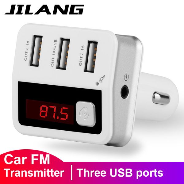 jilang fm transmitter modulator bluetooth receiver handswirless radio adapter car kit eq settings three usb ports charger
jilang fm transmitter modulator bluetooth receiver handswirless radio adapter car kit eq settings three usb ports charger