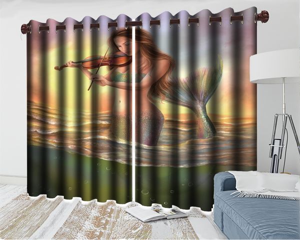 3d modern curtain window elegant bedroom 3d curtain mermaid playing guitar 3d digital printing hd practical beautiful curtains
3d modern curtain window elegant bedroom 3d curtain mermaid playing guitar 3d digital printing hd practical beautiful curtains