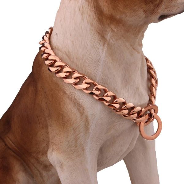 10/12/15/17/19mm dogs training choke chain collars strong stainless steel slip dogs necklace cuban curb rose gold, Silver
10/12/15/17/19mm dogs training choke chain collars strong stainless steel slip dogs necklace cuban curb rose gold, Silver