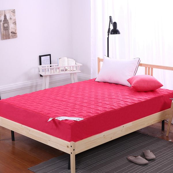 solid 100% cotton quilted mattress protection mat pad bed cover red purple white brief style protective sheet cushion
solid 100% cotton quilted mattress protection mat pad bed cover red purple white brief style protective sheet cushion