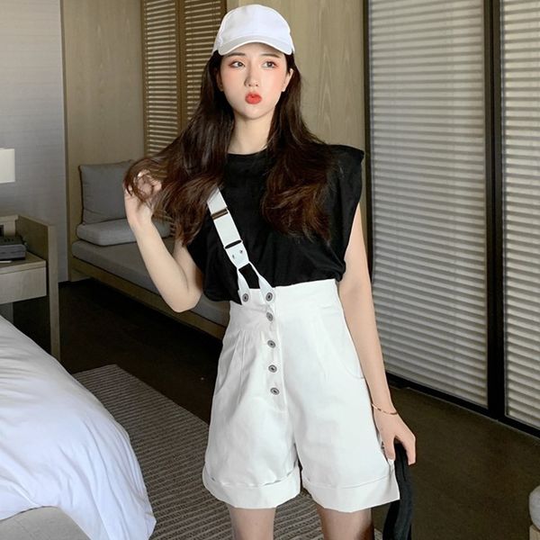 hepburn style light-matured professional suspender pants fashionable age-reducing graceful fashion casual two-piece suit sling shorts and sh, Gray
hepburn style light-matured professional suspender pants fashionable age-reducing graceful fashion casual two-piece suit sling shorts and sh, Gray