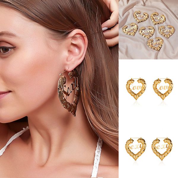 hoop & huggie creative hollow out love heart women earrings accessory peach letter big round ear stud jewelry fashion lady, Golden;silver
hoop & huggie creative hollow out love heart women earrings accessory peach letter big round ear stud jewelry fashion lady, Golden;silver