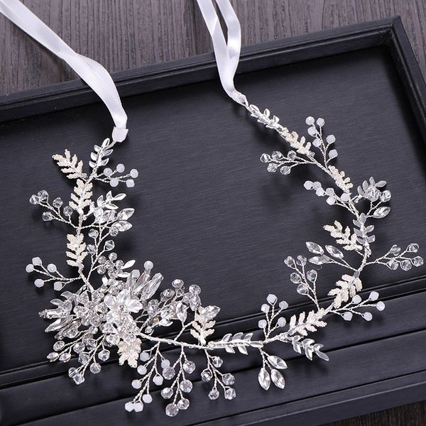 elegant charm metal flower leaves crystal bridal wedding head piece bride headwear hairband handmade party dress jewelry gift, Golden;silver
elegant charm metal flower leaves crystal bridal wedding head piece bride headwear hairband handmade party dress jewelry gift, Golden;silver
