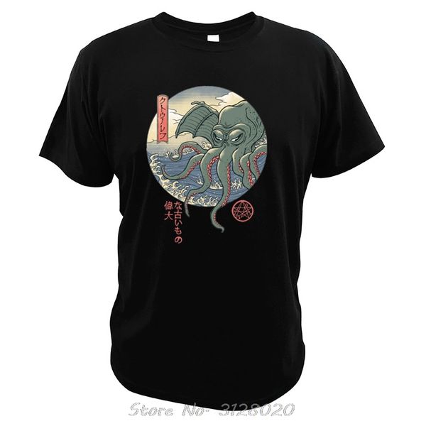 cthulhu tshirt the great wave of kanagawa japanese style t shirt tees mashup men cotton o-neck t-shirt
cthulhu tshirt the great wave of kanagawa japanese style t shirt tees mashup men cotton o-neck t-shirt