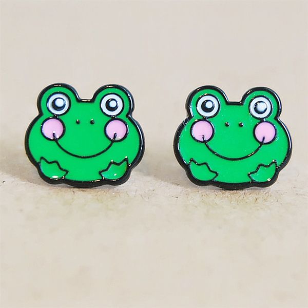 stud green frog fashion anime cartoon earring cute animal earrings for women girls kids jewelry xmas gift, Golden;silver
stud green frog fashion anime cartoon earring cute animal earrings for women girls kids jewelry xmas gift, Golden;silver