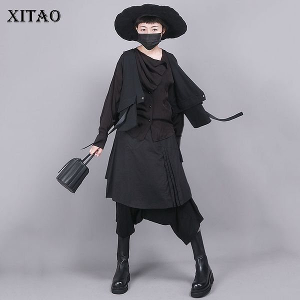 xitao 2020 spring vest new arrival women damp v neck solid color minimalism fashion personality short payment vest dmy3579, Black;white
xitao 2020 spring vest new arrival women damp v neck solid color minimalism fashion personality short payment vest dmy3579, Black;white