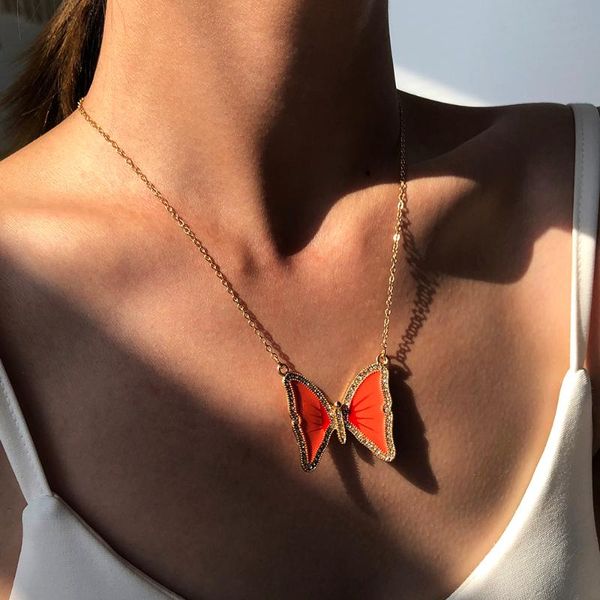 bohemian charm butterfly pendant rhinestone necklaces choker necklace women gold color chains summer sweet jewelry accessories, Silver
bohemian charm butterfly pendant rhinestone necklaces choker necklace women gold color chains summer sweet jewelry accessories, Silver